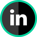 پیش‌نمایش فایل linkedin-136 از پک شبکه های اجتماعی فلت