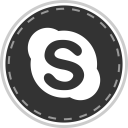 پیش‌نمایش فایل skype-164 از پک دوخت های رسانه اجتماعی