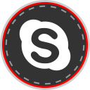 پیش‌نمایش فایل skype-165 از پک دوخت های رسانه اجتماعی