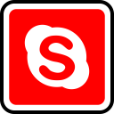 پیش‌نمایش فایل skype-158 از پک مربعی پر شده رسانه اجتماعی