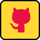 پیش‌نمایش فایل github-125 از پک شبکه های اجتماعی خطی رنگی جلد 2