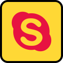 پیش‌نمایش فایل skype-163 از پک شبکه های اجتماعی خطی رنگی جلد 2