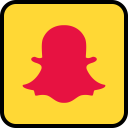پیش‌نمایش فایل snapchat-124 از پک شبکه های اجتماعی خطی رنگی جلد 2