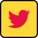 پیش‌نمایش فایل twitter-180 از پک شبکه های اجتماعی خطی رنگی جلد 2