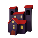 پیش‌نمایش فایل haunted-house-6372322 از پک هالووین