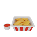 پیش‌نمایش فایل chips-and-dip-6834336 از پک فست فود