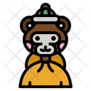 پیش‌نمایش فایل monkey-4744610 از پک آواتار کریسمس