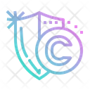 پیش‌نمایش فایل copyright-shield-2342435 از پک گرافیک