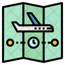 پیش‌نمایش فایل plane-route-2385263 از پک نشانه ایرپلان