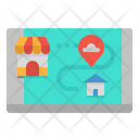 پیش‌نمایش فایل delivery-route-2447958 از پک تحویل غذا