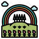 پیش‌نمایش فایل rainbow-2487908 از پک منظره فضای باز
