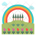 پیش‌نمایش فایل rainbow-2487941 از پک منظره فضای باز