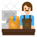 پیش‌نمایش فایل cashier-3921105 از پک فروشگاه نانوایی و شیرینی‌پزی