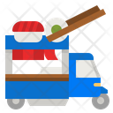 پیش‌نمایش فایل sushi-truck-3922020 از پک کامیون غذا
