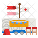 پیش‌نمایش فایل sushi-truck-3922021 از پک کامیون غذا