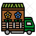 پیش‌نمایش فایل flower-truck-3921969 از پک کامیون غذا