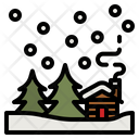 پیش‌نمایش فایل cabin-3957025 از پک مهمانی کریسمس