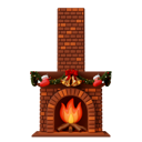 پیش‌نمایش فایل christmas-fireplace-6730525 از پک کریسمس