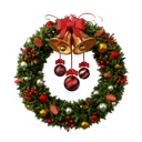 پیش‌نمایش فایل christmas-wreath-6730519 از پک کریسمس