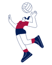 پیش‌نمایش فایل volleyball-player-woman-serving-ball-5378787 از پک مجموعه ورزشکاران