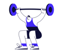 پیش‌نمایش فایل weightlifter-lifting-a-big-barbell-5378789 از پک مجموعه ورزشکاران