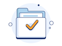 پیش‌نمایش فایل folder-tick-8163090 از پک سیمپلی بلو