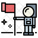 پیش‌نمایش فایل astronaut-and-flag-6445058 از پک فضا