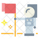 پیش‌نمایش فایل astronaut-and-flag-6445130 از پک فضا