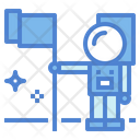 پیش‌نمایش فایل astronaut-and-flag-6445202 از پک فضا