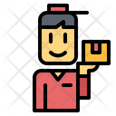 پیش‌نمایش فایل delivery-man-6446844 از پک تحویل لجستیک