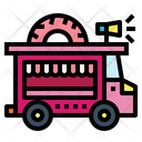پیش‌نمایش فایل doughnut-truck-7037418 از پک کامیون غذا