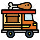 پیش‌نمایش فایل fried-chicken-truck-7037425 از پک کامیون غذا