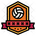پیش‌نمایش فایل badge-7075497 از پک والیبال