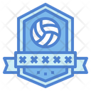 پیش‌نمایش فایل badge-7075605 از پک والیبال