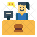 پیش‌نمایش فایل cashier-7078531 از پک Hamburger