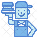 پیش‌نمایش فایل waiter-7078598 از پک Hamburger
