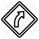 پیش‌نمایش فایل right-curve-7100715 از پک علائم راهنمایی و رانندگی