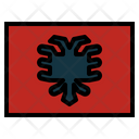پیش‌نمایش فایل albania-flag-7116029 از پک Flags 2