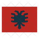 پیش‌نمایش فایل albania-flag-7116101 از پک Flags 2