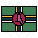 پیش‌نمایش فایل dominica-7115919 از پک Flags 1