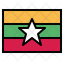 پیش‌نمایش فایل myanmar-flag-7146303 از پک Myanmar