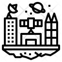پیش‌نمایش فایل space-station-7151865 از پک UFO و Alien