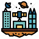 پیش‌نمایش فایل space-station-7151719 از پک UFO و Alien