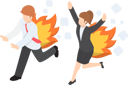پیش‌نمایش فایل rush-hour-and-deadline-5374785 از پک کسب‌وکار ایزومتریک