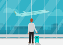 پیش‌نمایش فایل businessman-waiting-for-flight-5397216 از پک کسب و کار