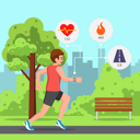 پیش‌نمایش فایل man-doing-morning-jogging-exercise-using-heart-rate-monitor-5397220 از پک کسب و کار