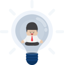 پیش‌نمایش فایل businessman-doing-meditation-inside-light-bulb-5371731 از پک امور مالی کسب‌وکار و فناوری