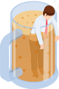 پیش‌نمایش فایل drunk-businessman-5436647 از پک مجموعه مفهوم کسب‌وکار ایزومتریک