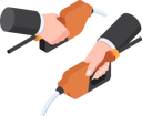 پیش‌نمایش فایل flat-3d-isometric-businessman-hands-holding-fuel-nozzle-5436638 از پک مجموعه مفهوم کسب‌وکار ایزومتریک