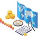 پیش‌نمایش فایل business-planning-and-strategy-5558734 از پک کسب‌وکار ایزومتریک